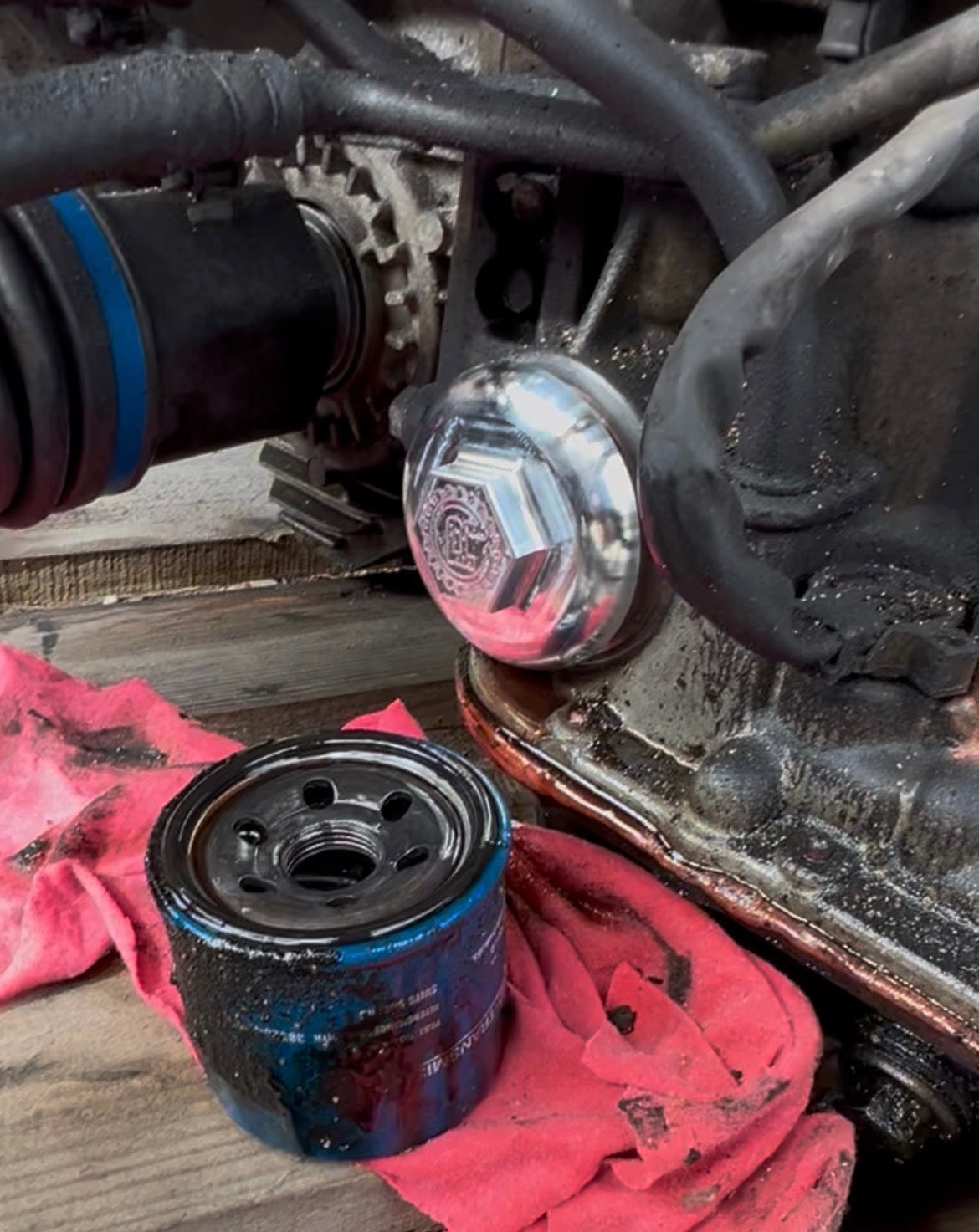 OIL FILTER BLANK OFF CAP Subaru 4eat (4 speed auto transmission)