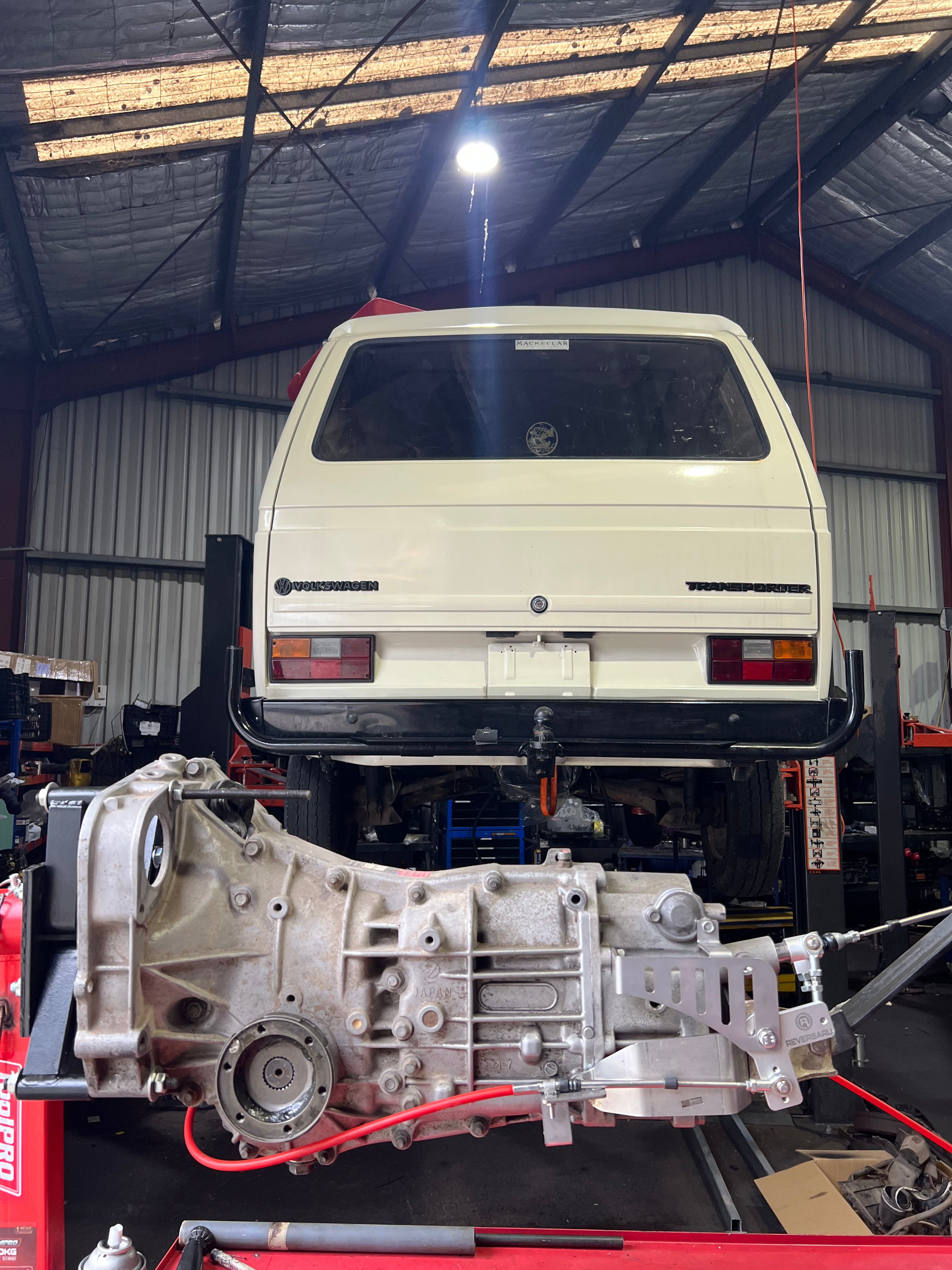 CABLE SHIFT KIT - SUBARU 5MT 5 SPD MANUAL (WITH SUBARUGEARS NOSE) TO SUIT T25 T3 VANAGON