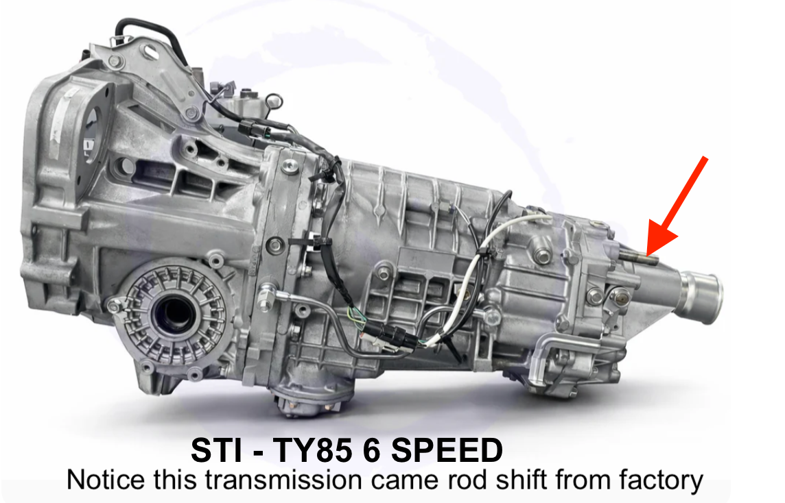 CABLE SHIFT KIT - SUBARU STI TY85 6-speed (USING RGB's) TO SUIT T25 - T3 VANAGON